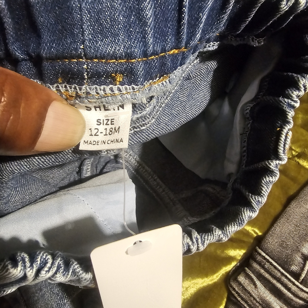 SHEIN Blue Classic Denim Jeans